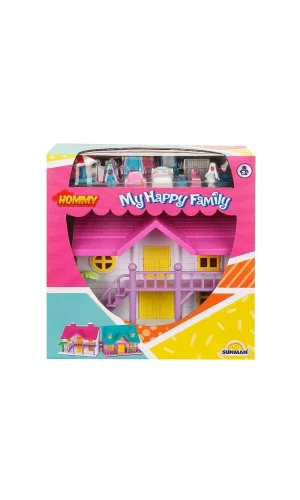 2080 Happy Family Villa Oyun Seti 18 Parça