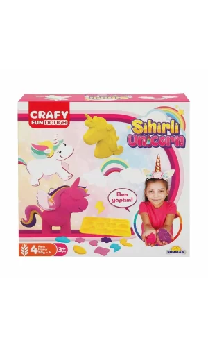 2090 Crafy Sihirli Unicorn Oyun Hamuru Seti -sunman