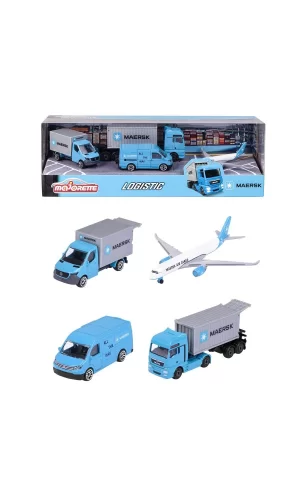 212057290 Majorette Maersk Lojistik Arabaları 4 Parça -simba