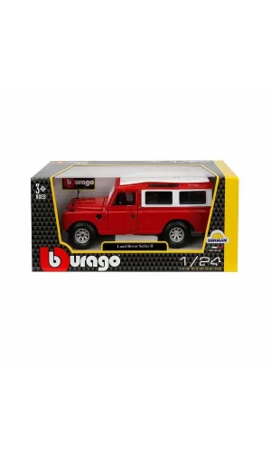 22063 Land Rover Series Iı Model Araba 1:24 Kırmızı -sunman