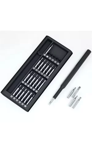 25 Parça Çok Fonksiyonlu Hassas Tornavida Seti – Telefon Tablet Elektronik Tamir Tornavida Seti