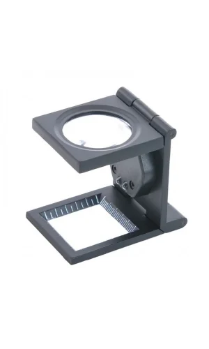25x25 Mm Full Çelik Kaplı Katlamalı Büyüteç Th9005b