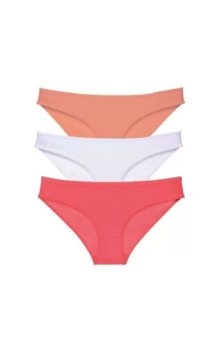 3 adet Süper Eko Set Likralı Kadın Slip Külot 545