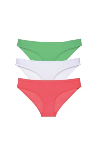 3 adet Süper Eko Set Likralı Kadın Slip Külot 546