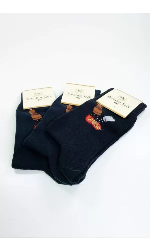 3 Çift Kadın Erkek Unisex Kalın Uzun Çorap