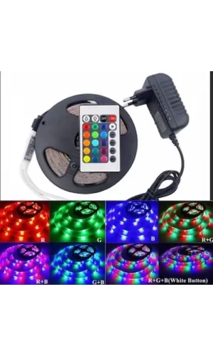 3 Çipli Rgb İç Mekan Şerit Led 5 Metre