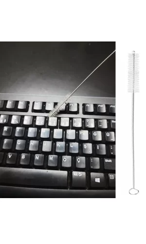 3 Lü Pratik Fırça  Esnek Bükülebilir Klavye Mouse Arası Temizlik Fırçası