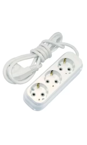 3lü Topraklı Kablolu Priz 5 Mt Royaleks-81836