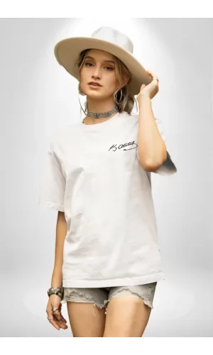 30 Ağustos Unisex Baskılı T-shirt - Beyaz