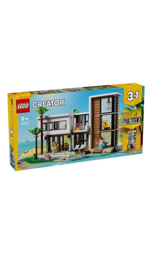 31153 Lego Creator 3ü1 Arada Modern Ev 939 Parça +9 Yaş