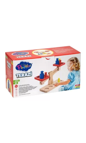 313 Kutu Ahşap Terazi