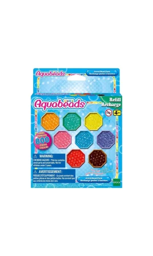 31520 Epoch Aquabeads Kristal Boncuk Paketi - Yedek Paket, 800 Parça +4 Yaş