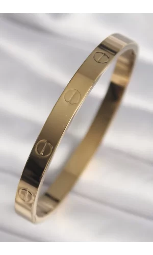 316L Çelik Gold Renk Model Kadın Kelepçe