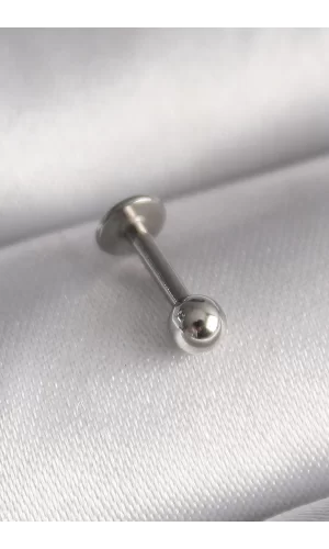 316L Çelik Gümüş Renk Topçuk Piercing