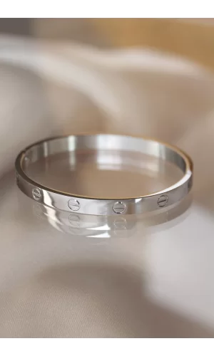 316L Çelik Silver Renk Bilezik