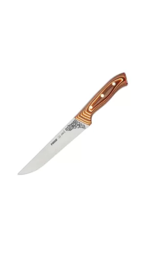 32103 Elite Kurban, Kasap Bıçağı 19 Cm - Kahverengi Perçinli Kompozit Sap