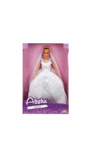 3381 Sun-rst-sıs-gelinlikli Manken Bebek Alisha 29 Cm - Sunman