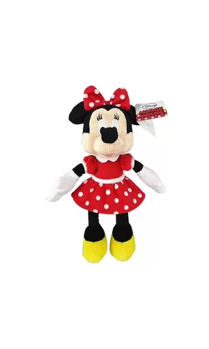 3414 Peluş Minnie  Kırmızı Elbiseli 25 Cm -sunman