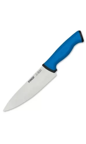 34161 Duo Şef Bıçağı 21 Cm - Mavi Kaymaz Sap