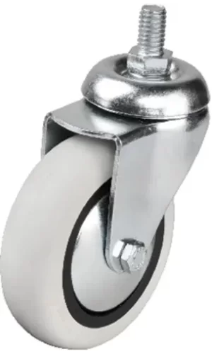 352 - 75x25 Mm Pvc Makaralı Vidalı Teker 4 Adet