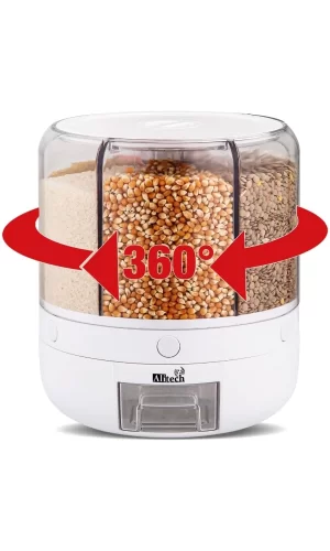 360° Dönebilir 10 Litre Gıda Organizeri