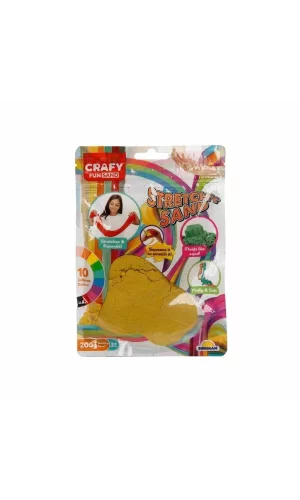 3600 Crafy Streç Oyun Kumu Sarı 200 G -sunman