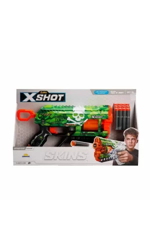 36561 X-shot Skins Griefer 12 Mermili Sünger Dart Atan Silah 32 Cm