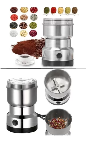 4 Bıçaklı Elektrikli Öğütücü Blender Kahve Fındık Baharat Tahıl Biber Değirmeni