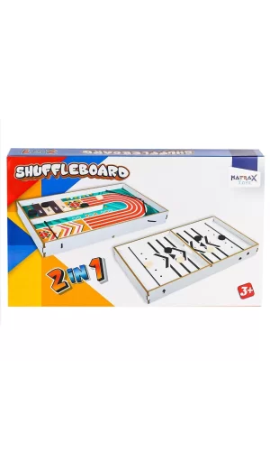 416 Shuffleboard Oyunu 2ın1 -akçiçek Oyuncak