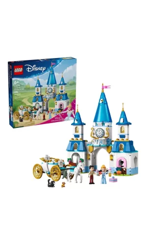 43275 Lego Disney Prensesi Sindirellanın Şatosu Ve At Taşıyıcı 596 Parça +6 Yaş