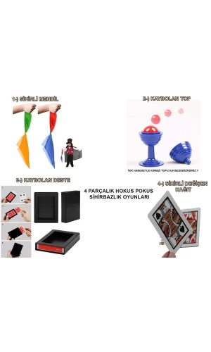439lü Sihirbazlık Seti – Hokus Pokus Sihirli Numara Seti