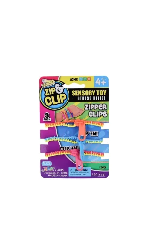 4785 Zıp Clip Zipper Clips 3lü -sunman