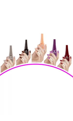 5 Adet Keratinli Besleyici Oje 14 ml SET4