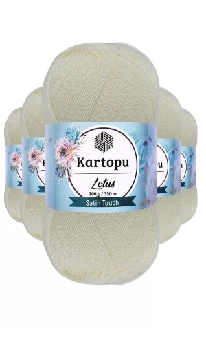 5 Adet Lotus Bikini Büstiyer Bluz Örgü İpi  K019 Ekru