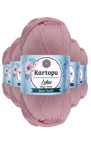 5 Adet Lotus Bikini Büstiyer Bluz Örgü İpi  K768 Açık Pembe