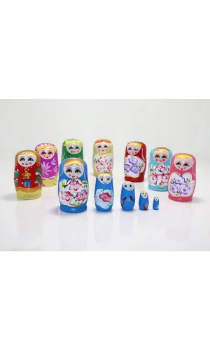 5li Ahşap Matruşka