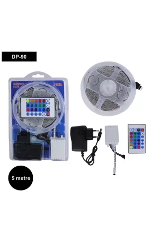 5 Metre 16 Renk Kumandalı Şerit Led