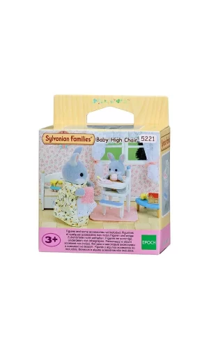 5221 Sylvanian Families, Bebek Mama Sandalyesi, Figürler Ayrı Satılır +3 Yaş