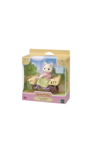 5680 Sylvanian Families Çiçekli Kedi Anne Ve Bisikleti +3 Yaş
