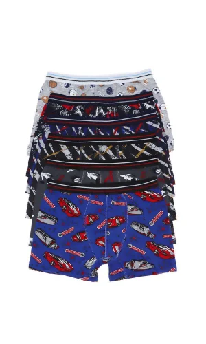 6 adet Erkek Çocuk Desenli Boxer 505