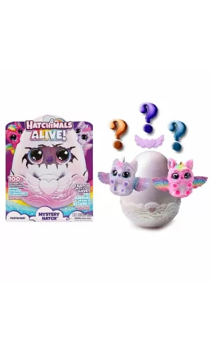 6069132 Hatchimals Alive Secret Hatch Pufficorn