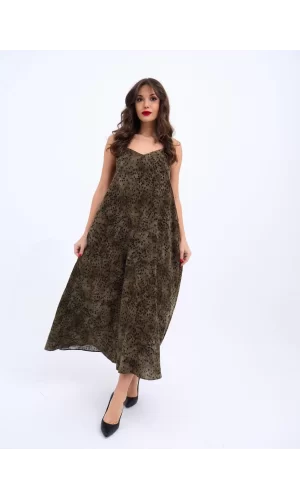 6250 ELBİSE-SİYAH HAKİ
