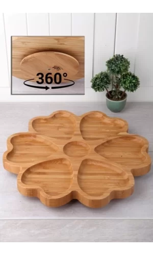 7 Bölmeli Dönerli Bambu Sunum Royaleks-BLS KDS3030