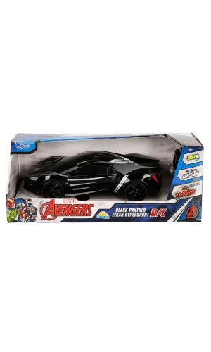 7037 Kumandalı 1:16 Avengers Black Panther Lykan Hypersport Araba