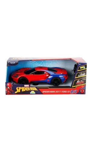 7038 1:16 Marvel Spiderman 2017 Ford Gt Usb Şarjlı Uzaktan Kumandalı Araba