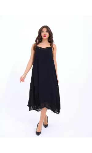 7108 ELBİSE-SİYAH