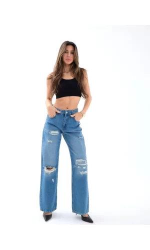 7181 KOT PANTOLON-MAVİ