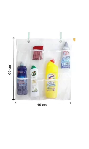 8 Cepli Askılı Mutfak Banyo Düzenleyici Askılı File Organizer