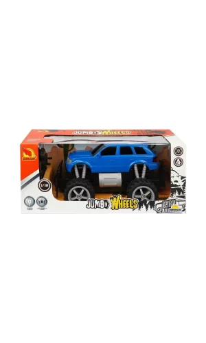 80012 1:18 Uzaktan Kumandalı Jumbo Wheels Usb Şarjlı Araba