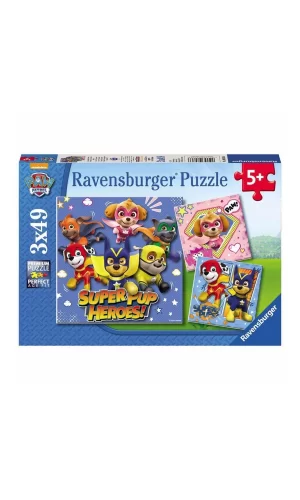 80366 Paw Patrol 3x49 Parça Ravensburger Puzzle